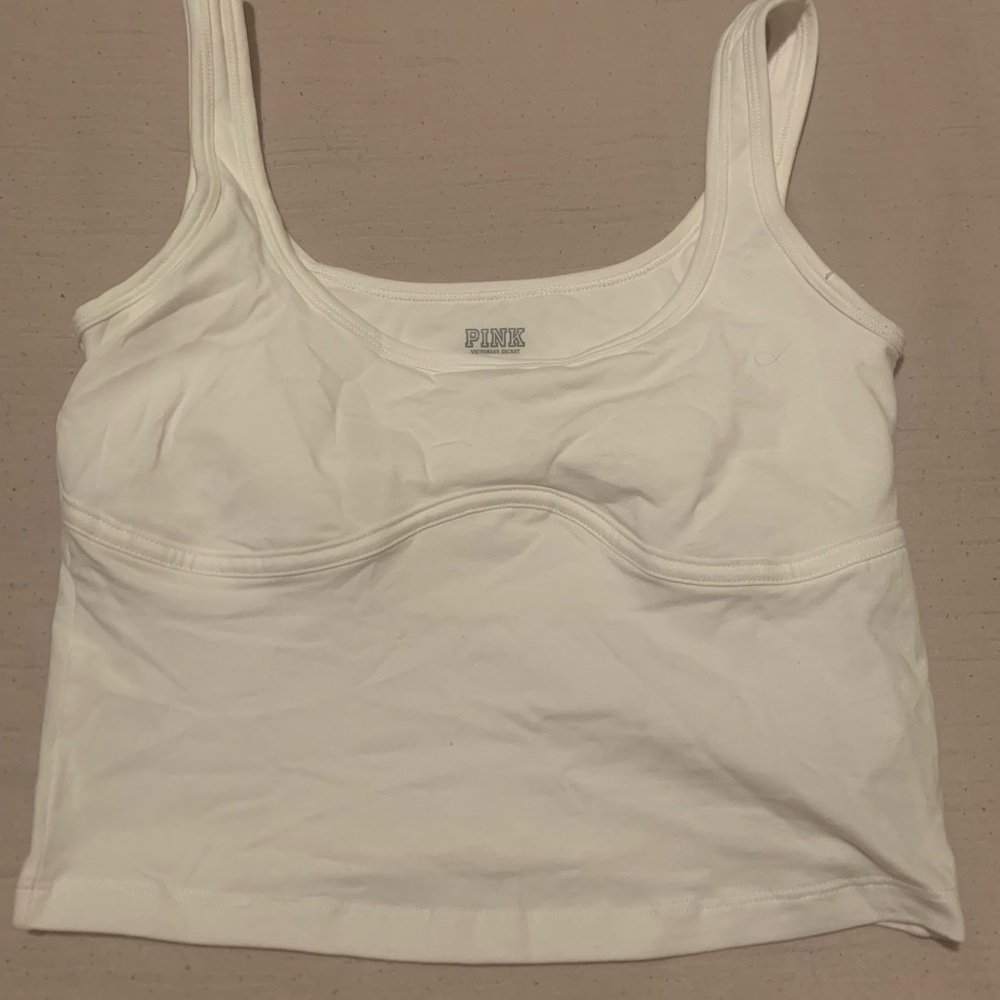 PINK Victoria's Secret Cream Tank Top